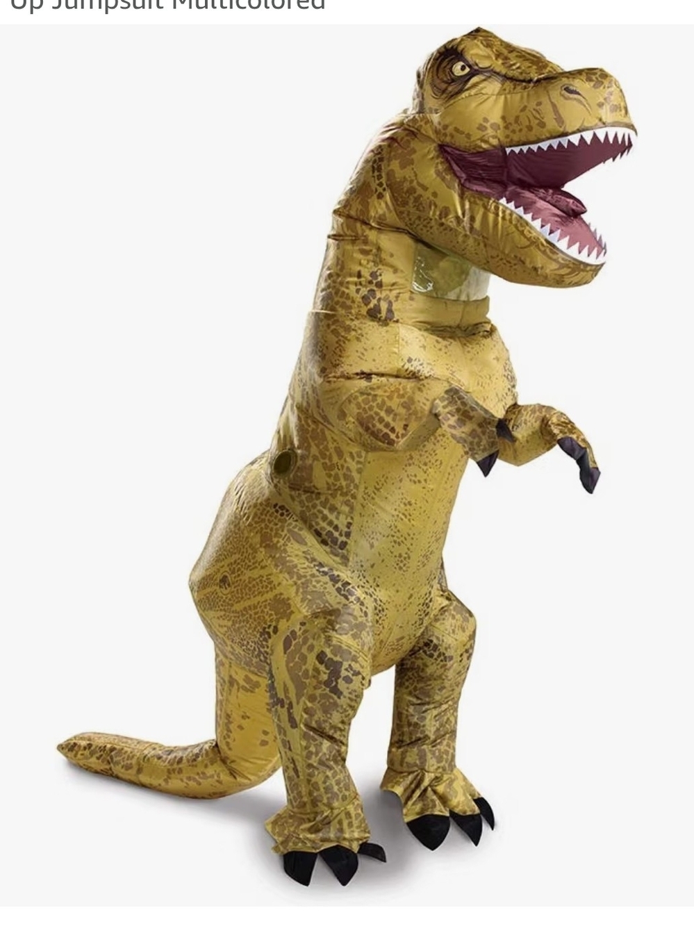 Jurassic World T-Rex Costume Inflatable Dinosaur Costume for Adults Fan Operat